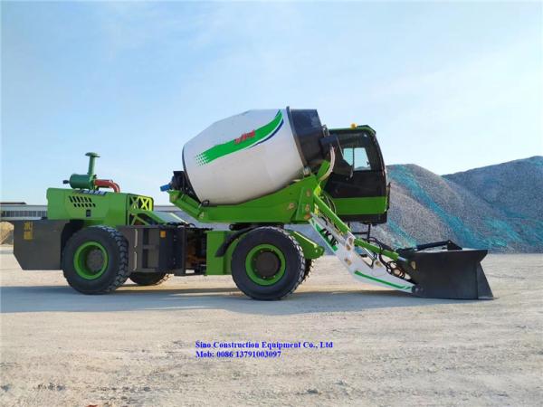 Quality SCEC Concrete Handling Equipment 2.6m3 Self Loading Concrete Mixer Truck Machine for sale
