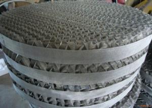Buy cheap AISI304 Plain Weave Wire Mesh Structured Packing product