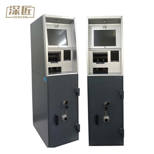 Quality High Speed Note Validation LCD Touch Display Money Cash Deposit Machine for sale