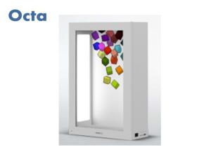 Digital 42 Inch Transparent LCD Display 1080P With LAN / WLAN / 3G Network