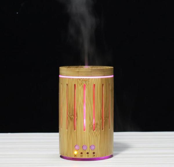 Quality Real Bamboo Essential Oil Diffuser Cool Mist Ultrasonic Aroma Diffuser for sale