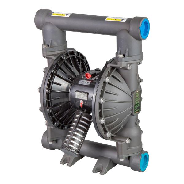 Aluminum Alloy Air Double Diaphragm Pump Efficient With 25mm Inlet/Outlet