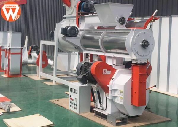 Quality Pig Poultry Pellet Feed Plant For Animal Husbandry Industry Yield 1-2.5T/H for sale