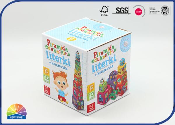 Quality Custom Printed Corrugated Boxes Matte Lamination Toy package ! for sale