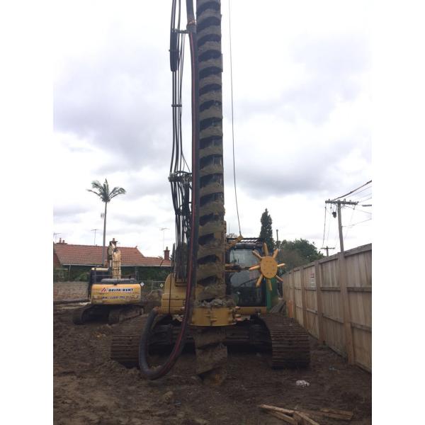 CFA Bored Piles Construction Anchoring Drilling Rig 34.3 Mpa Max Operating Pressure KR150M