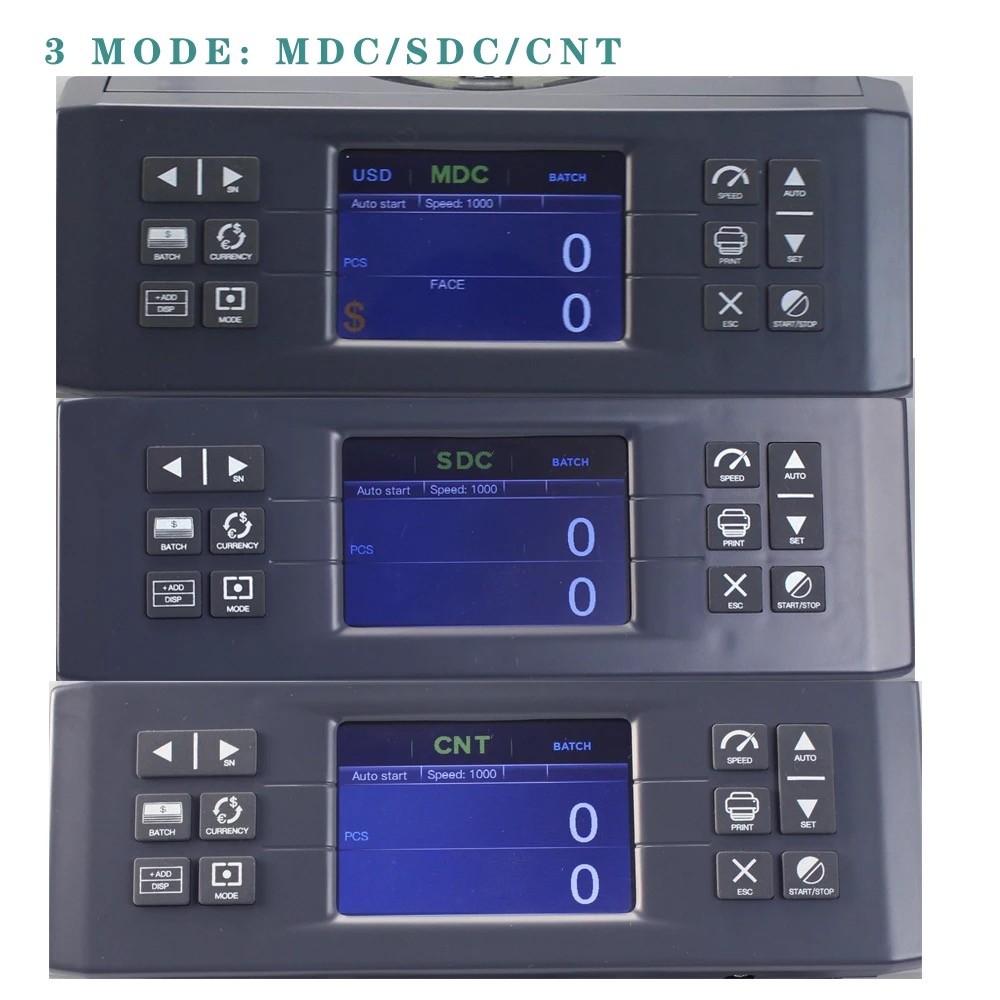 FMD-880 USD value counting machine EUR mix value counting machine banknote value counter