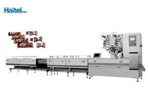 Buy cheap Full Automatic Chocolate Horizontal Flow Pack Machine Preset Parameters product
