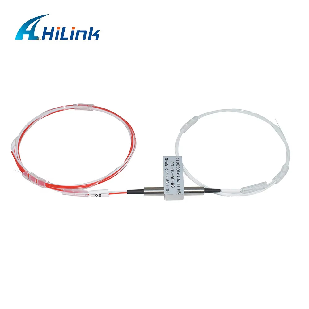 1X2 Mechanical Optical Switch Latching / Non-Latching Low Insertion Loss