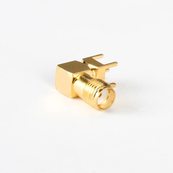SMA-KE-14.5 Gold Plated Female Connector Straight For PCB Mounting Wifi Antenna Connector
