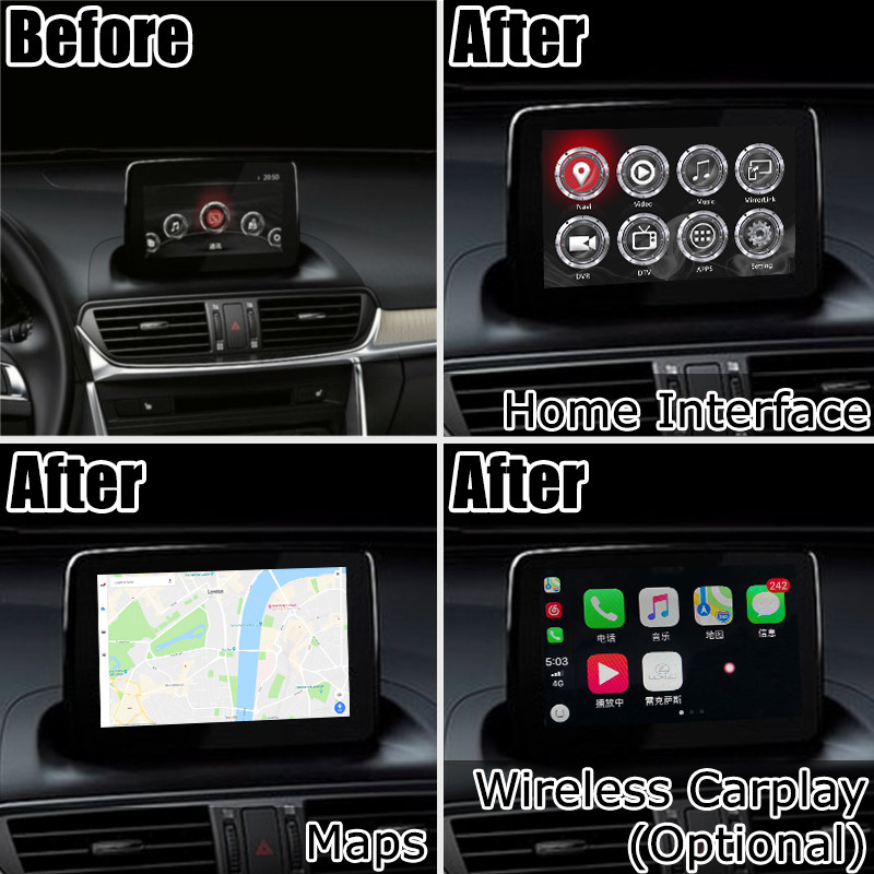 Mazda CX-4 CX4 Multimedia Video Interface optional carplay android auto android interface