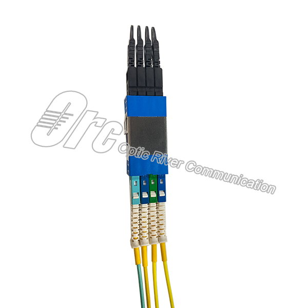 SN to SN Single Jacket Duplex Patch Cord For 400G Transceiver
