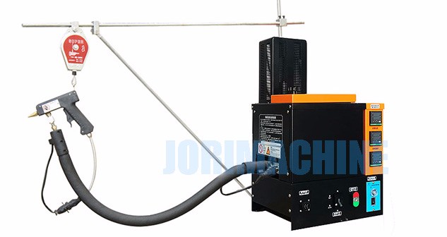 New Type 5L Motor Type Automatic Hot Melt Spraying Super Glue Applying Making Machine