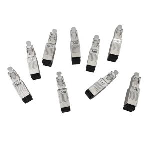 Fixed Type Optical Fiber Attenuator , Fast Connection UPC SC Attenuator Male To Female