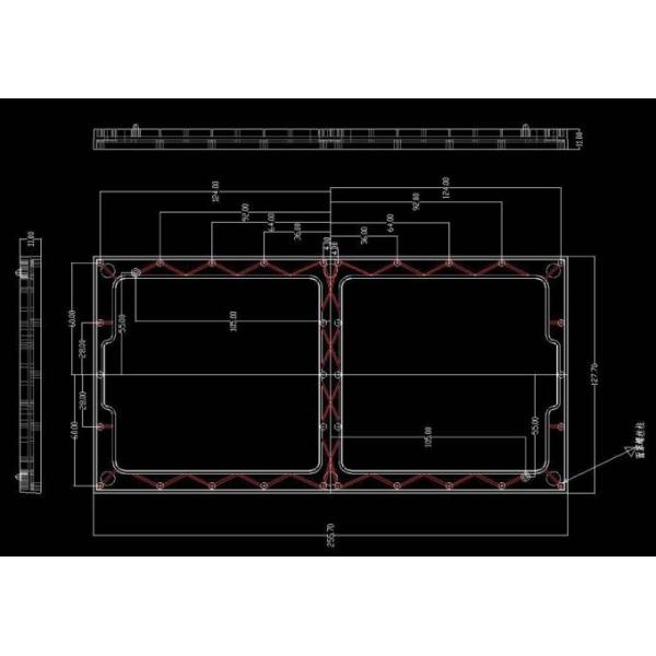 P3.91 250*250mm RGB SMD LED Module Video And Photo Playable With 2 Years Guarantee