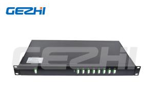 Buy cheap 2x8ch DWDM Mux Demux Module Low PDL 19 Inch 1U Rack Mounted LC APC product
