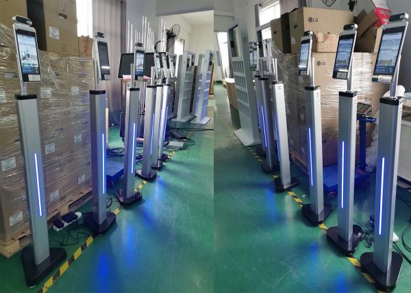 Capacitive Touch 200W Pixels Face Recognition access control system Temperature