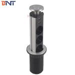 BNT modular design aluminum alloy with EU power plug hidden table pop up outlet