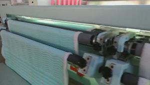 Buy cheap Spandex Straight Line Embroidery Computerized Quilting Machines With Lower Noise product