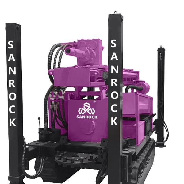 Crawler Water Well Drilling Rig Hydraulic Borehole Drilling Machine Water Well Drill Rig