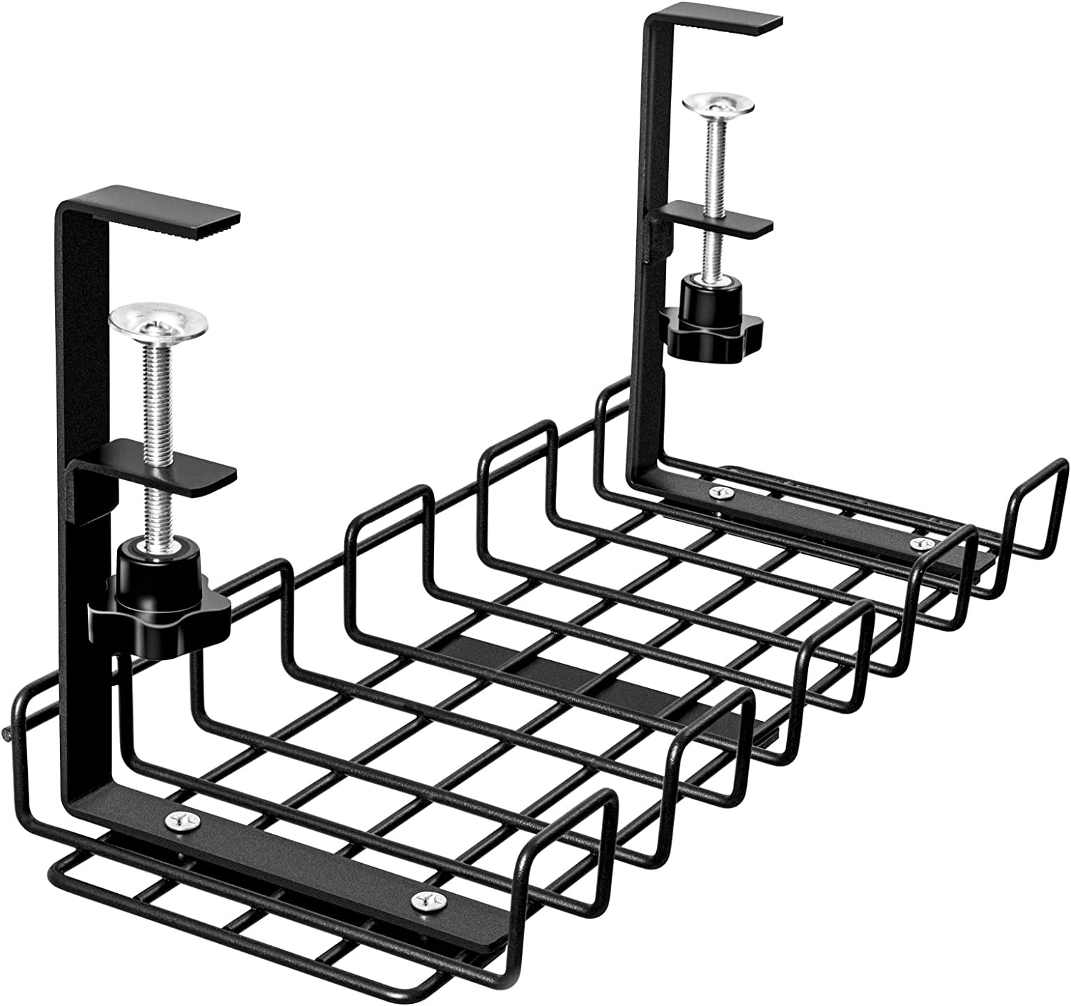 Hook Type Wire Organizer for Desks Offices and Kitchens Silver Installation Type Hook
