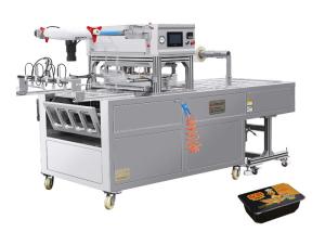 Automatic Linear MAP Tray Sealer Machine For Transportation Company