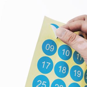 Buy cheap Factory Custom UV Printed Die Cut Stickers In Various Shapes And Colors Custom Number Design Sticker With logo product