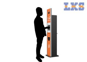 China Stainless Facial Recognition Temperature Kiosk Digital Laser Thermometer on sale