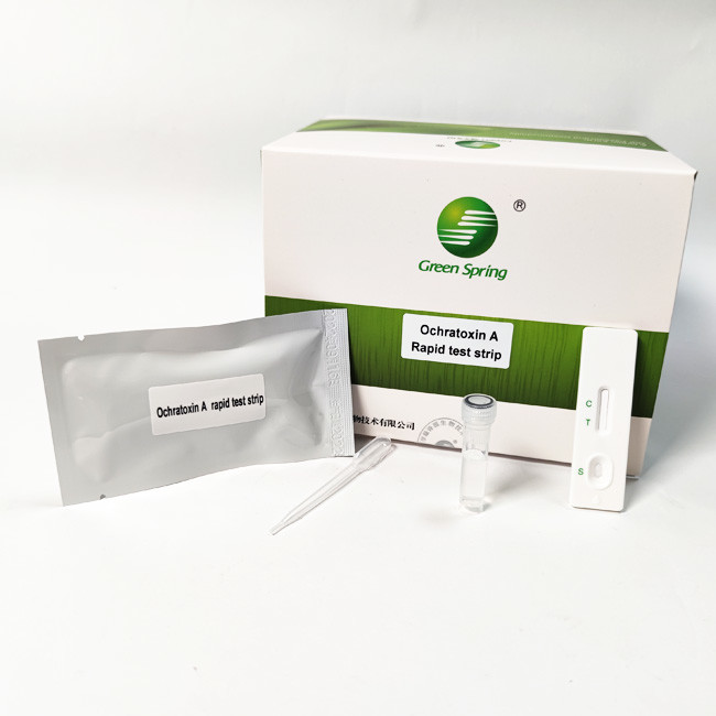 Ochratoxin A OTA Rapid Mycotoxin Test Strips For Grain Feed 50 Tests/Kit