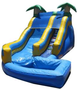 Buy cheap Inflatble Slide / inflatable pool slide / inflatable giant palm pool slide product