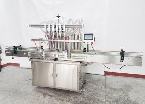 Double Head Liquid Filling Machine PLC Intelligent Control Eco - Friendly