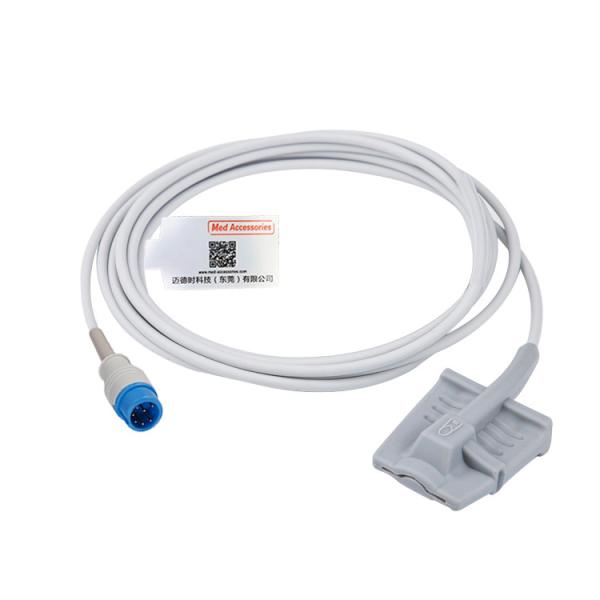 Quality Mindray Silicone Reusable Spo2 Sensor 7 Pins For Adult Finger Clip Connector for sale