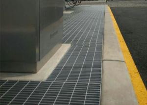China Platform Walkway Grating Trench Cover , Floor Trench Drain Grates on sale