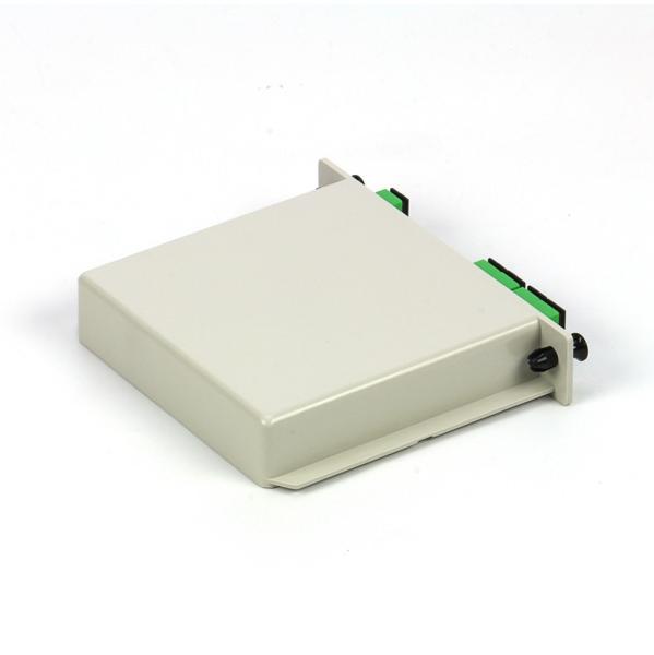 Quality 1x4 SC/APC Single Mode G657A1 LGX Cassette Type Fiber Optic PLC Splitter in FTTx for sale