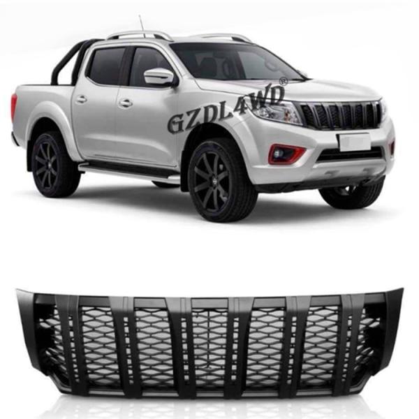 4x4 Modified With LED Front Grill Mesh For Nissan Navara NP300 2015-2019