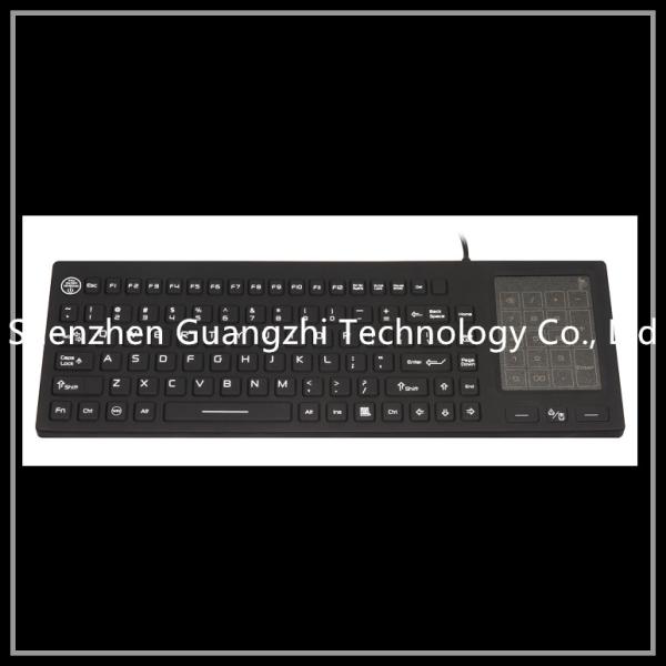 Quality Custom Printing Silicone Rubber Keyboard , Waterproof Usb Keyboard Ce Approvals for sale