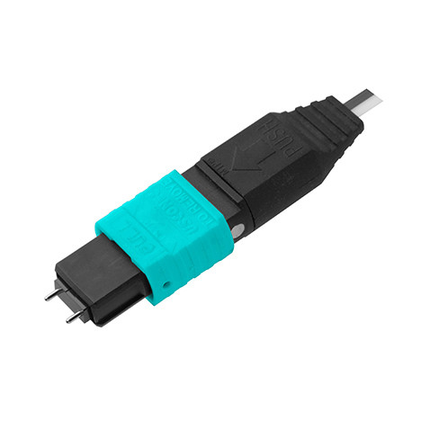 Telecom Network MTP Fiber Connector Wear Resistant ROHS Certification