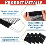 Compact Ping Pong Adjustable Net With 0.5kg Net Post Weight