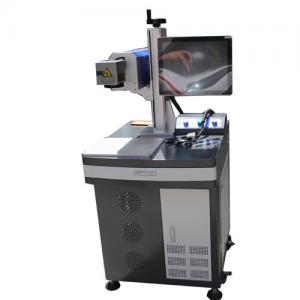 50 watt Glass Engraving Equipment Matrix Laser Marking On Plastic Parts