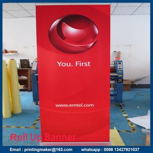 Retractable Standard Roll Up Banner Stand With Banner