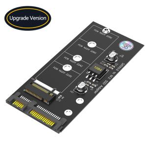Buy cheap M.2 NGFF SSD to SATA 3 3.0 Adapter Card Converter B B&amp;M Key for 2230 2242 2260 2280 M.2 SATA Protocol Solid State Disk Drive SSD product