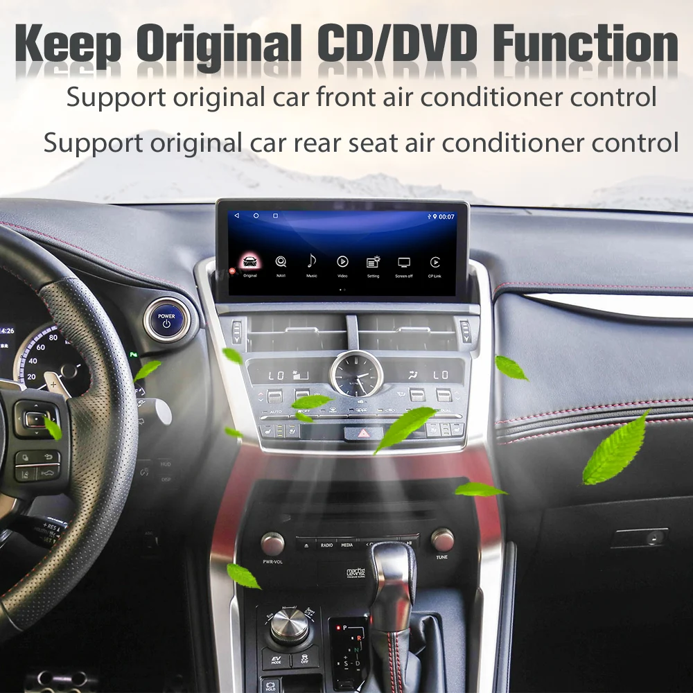 Viknav Car Video interface For LEXUS NX 2017-2020 Android Auto Carplay interface with screen touchpad and 360 AHD
