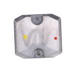 DC24V Solar LED Road Studs PC UV 5000mcd Aluminium Led Road Studs For Tunnel
