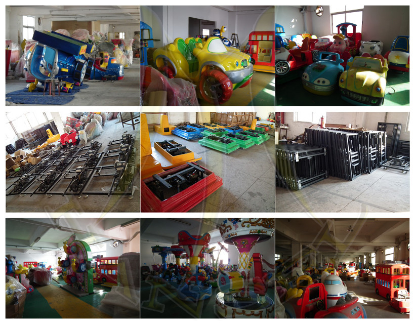 Hansel high qualitaty coin kiddie train ride kiddie equipment rides in mall