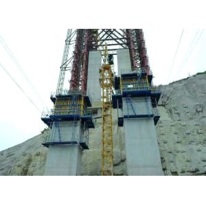 Viaduct Self Climbing Formwork High Bearing Capacity For Hign Bridge Building