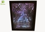 POS Retail Display Props , Cut Out Light Box Backlit Inside With Changing Color