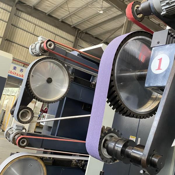 Robotic Cell Metal Deburring Machine For Belt Polishing Door Handle