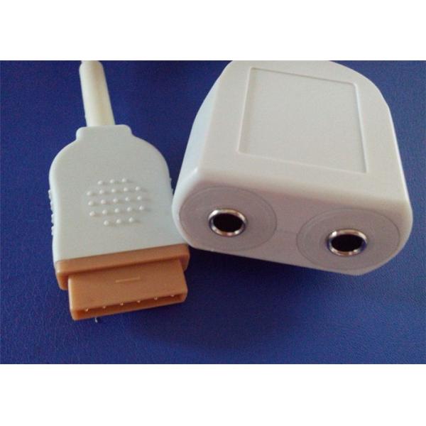 GE Dual Medical Temperature Probe Adapter Cable 4 Mm Cable Diameter