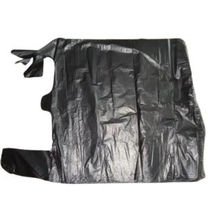 Vest Style Carrier Garbage Bin Liner Home Plastic Trash Can Liners Custom