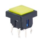 Illumination Tactile Switch,Square Cover Silicone Cap Led Push Button Tact