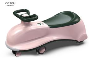 5 Year Olds  Pink Swing Car Ride On Swivel Scooter 3 PP Wheel